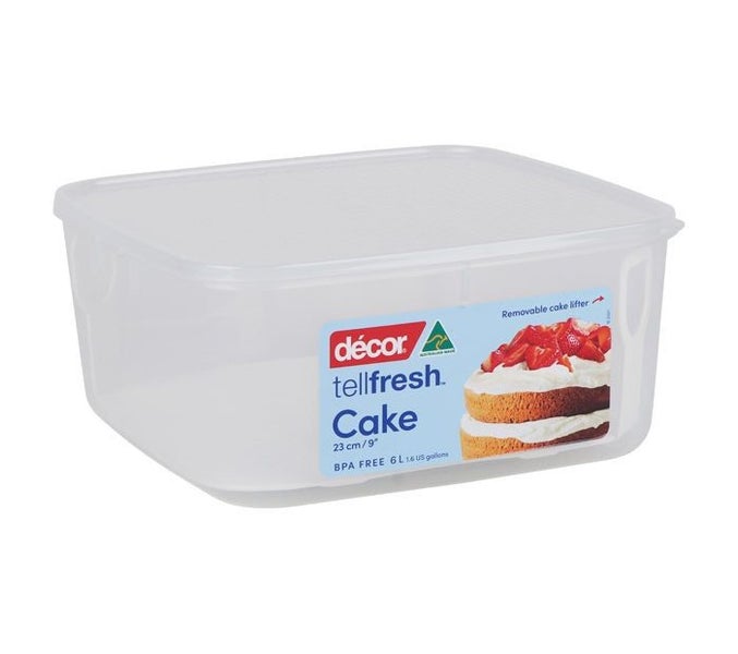 Decor Tellfresh(TM) Cake Container with Lifter - 6L (Clear) Carousel 1