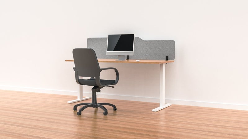Acoustic Desk Screen Milford 400mm x 1200mm x 12mm Privacy Screen, Choice of ... Carousel 1