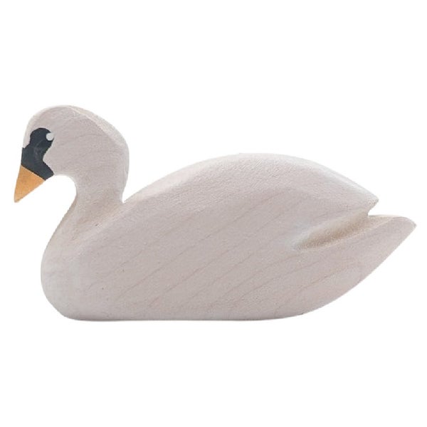 NOM Handcrafted White Swan Carousel 1