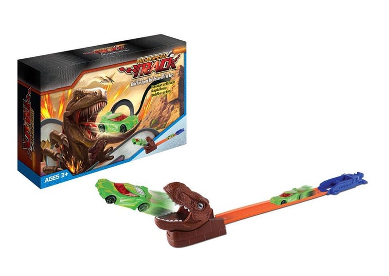 Car Race Track Launcher - Dinosaur Launcher for children 3 years + Carousel 1