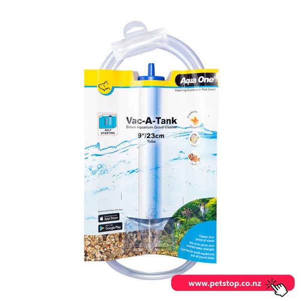 Aqua One Vac-A-Tank Gravel Cleaner 9inch/23cm Carousel 1