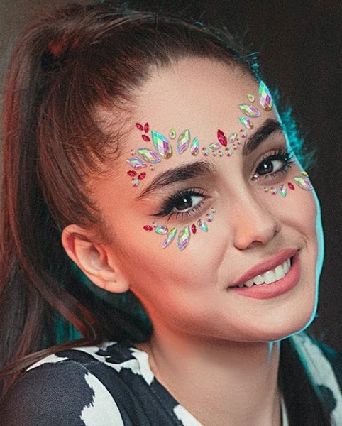 Adhesive Eye Face Gems Jewels Rhinestone (S36) Carousel 2