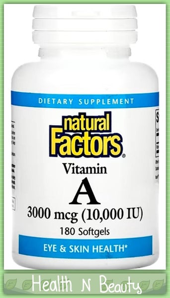 VITAMIN A 10,000IU - 180 SGELS - E0428 Carousel 1