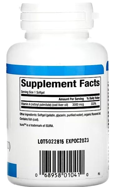 VITAMIN A 10,000IU - 180 SGELS - E0428 Carousel 2
