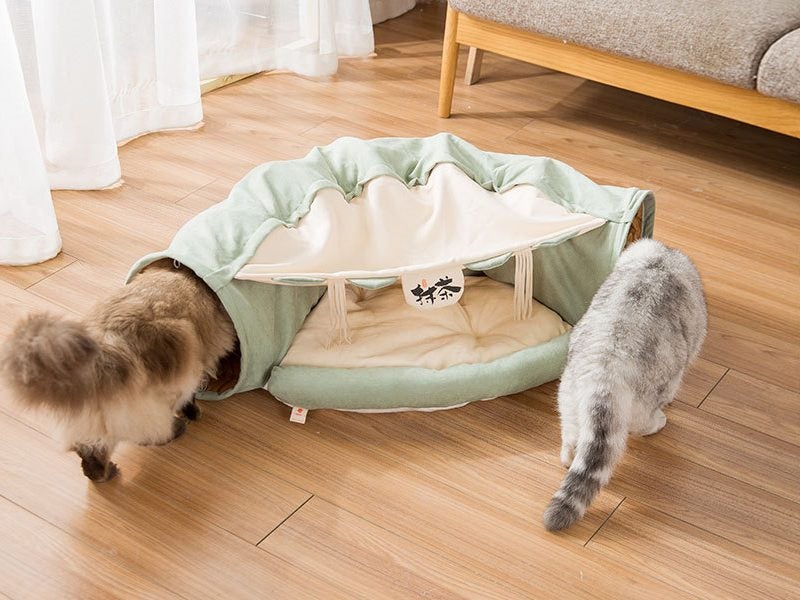 Cat Bed Tunnel Foldable Carousel 2