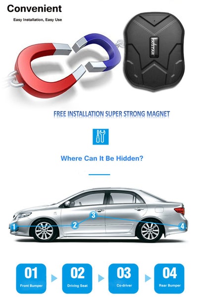 Waterproof Magnet Car GPS Tracker TK905 Vehicle Tracker GPS Locator Tracking Carousel 2