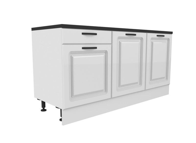 1800mm Wide Base cabinet Shaker style High Gloss kitchenette Carousel 2
