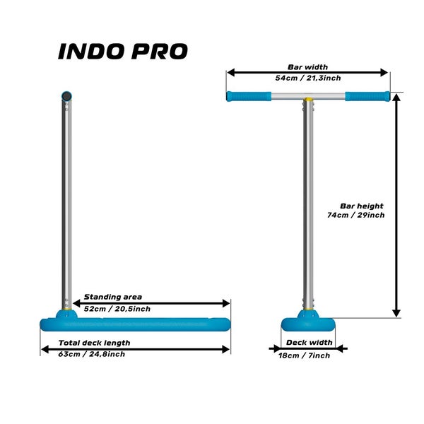 INDO PRO TRAMPOLINE TRICK SCOOTER 740MM (LAST ONES*) Carousel 2