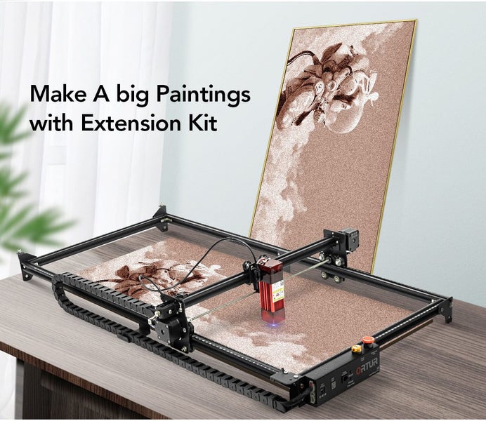 Extension Kit for Ortur OLM2S2 Pro 800x400mm Engraving and Cutting Area Carousel 13