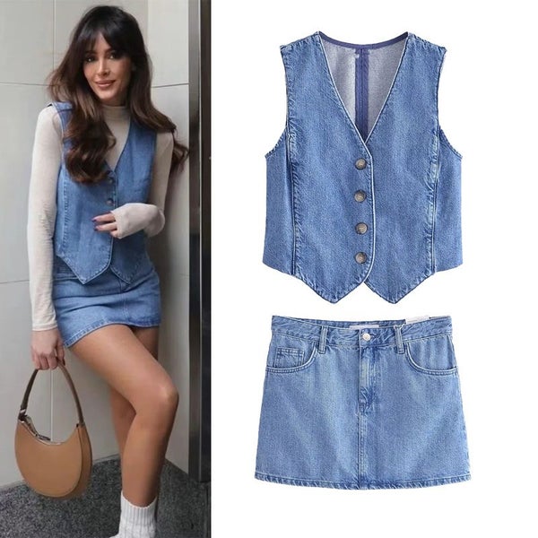 Women's Denim Vest Fashion Denim Sleeveless Vests For Women Carousel 2
