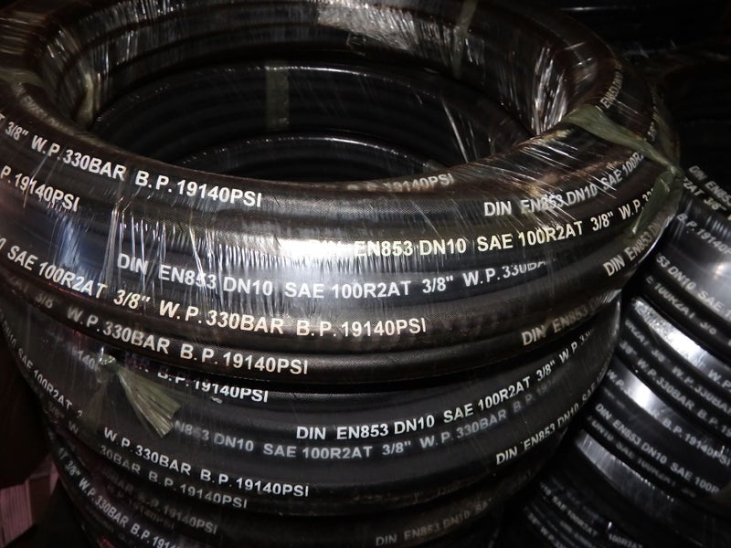 20 meter 3/8 Hydraulic Hose 2 wire, SAE100R2AT Carousel 1