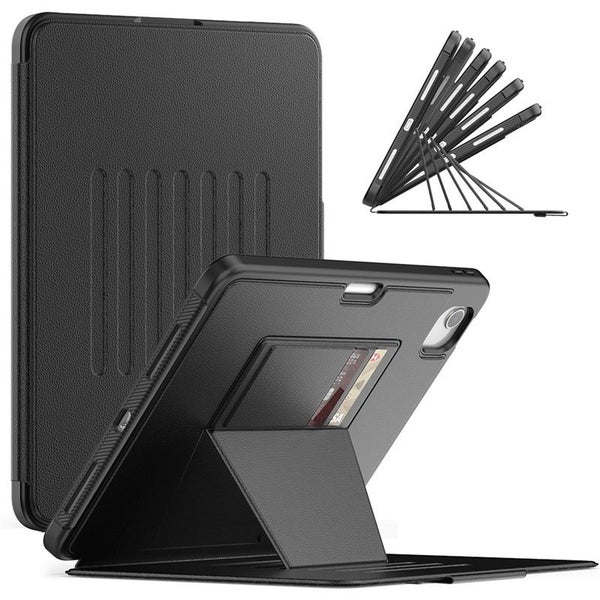 iPad Pro 11 inch 4th/3rd/2nd/1st Multi-Angle Stand Card Holder Case-Black Carousel 1