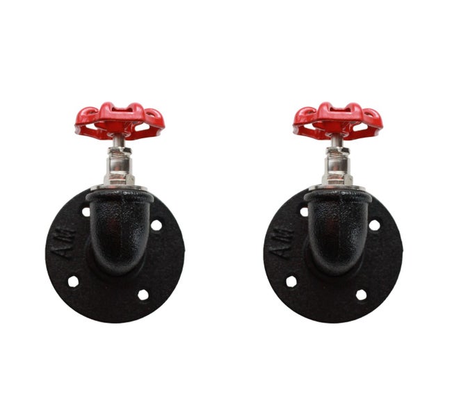 2Pack Industrial Pipe Valve Bent Hook Carousel 1