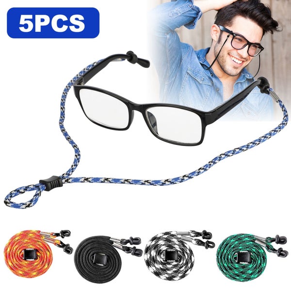 10/5pcs Eyewear Retainers, Glasses Straps, Adjustable Glasses Lanyard Holde Carousel 1
