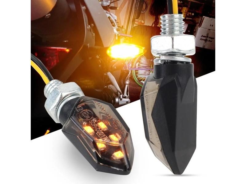 LED Turn Signal Light Super Bright 2pcs Motorcycle Mini Universal Led Motorbike Carousel 1