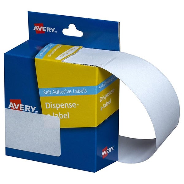 Avery Label Dispenser DMR2976W 29x76mm White 180 Box Carousel 1