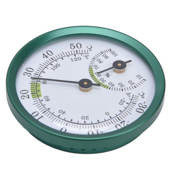Temperature Humidity Meter Mini Wall Hanging Thin Transparent Dial Large Screen Carousel 3