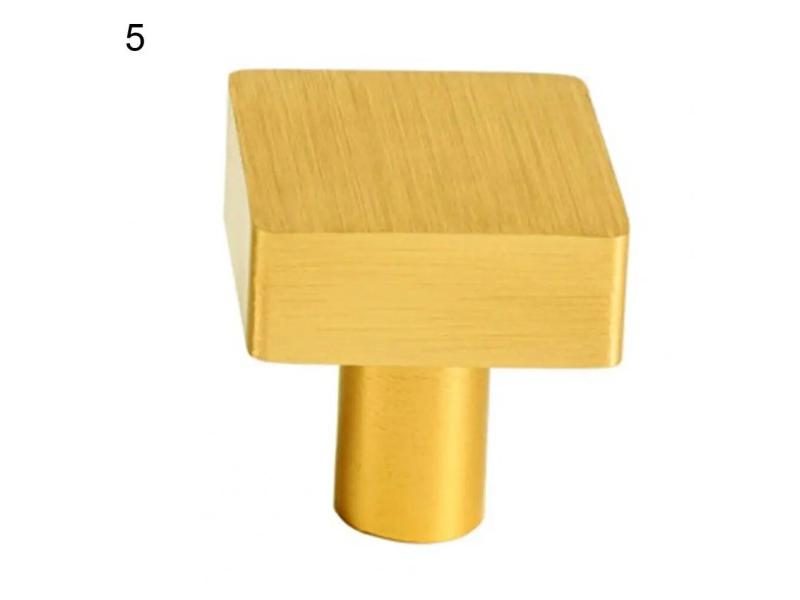 Solid Construction Simple Polished Finish Furniture Handle Knob Rust-Proof Carousel 1