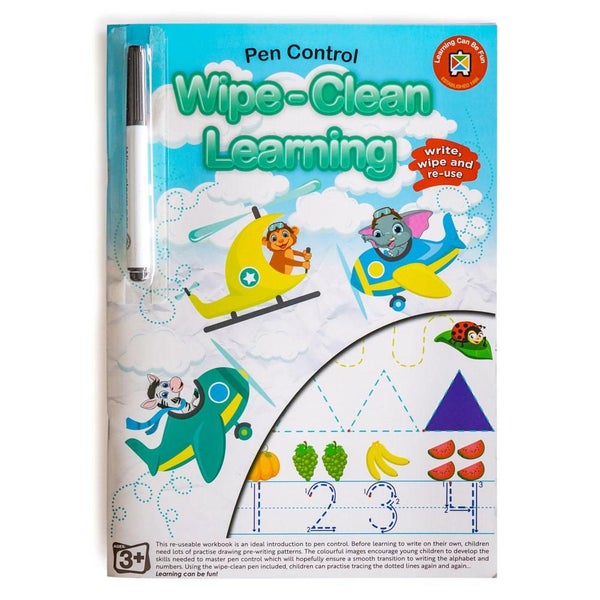 LCBF Wipe Clean Learning Book Pen Control With Marker Carousel 1