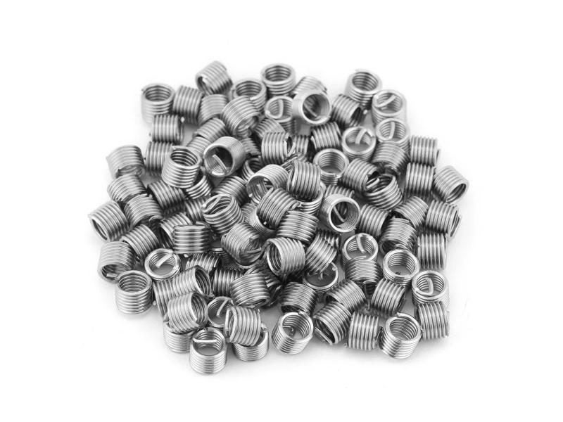 100Pcs M6x1.0x1.5D Stainless Steel Thread Inserts Kit Carousel 2