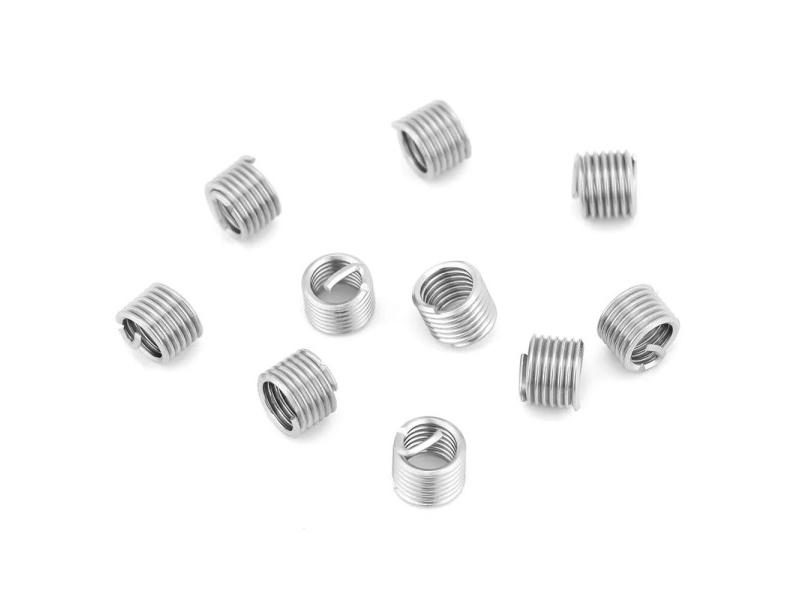 100Pcs M6x1.0x1.5D Stainless Steel Thread Inserts Kit Carousel 1