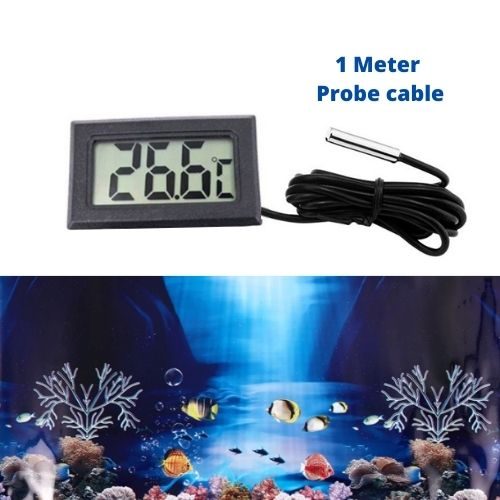 Waterproof LCD Digital Thermometer with Probe for Aquarium Fish Tank Carousel 1