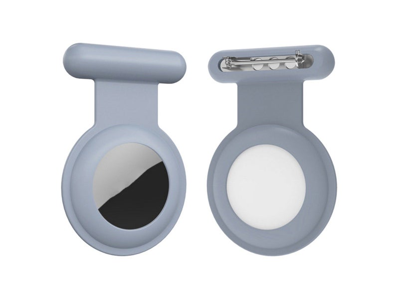 1Pc for Apple AirTag Protective Holder Case - Grey Carousel 1