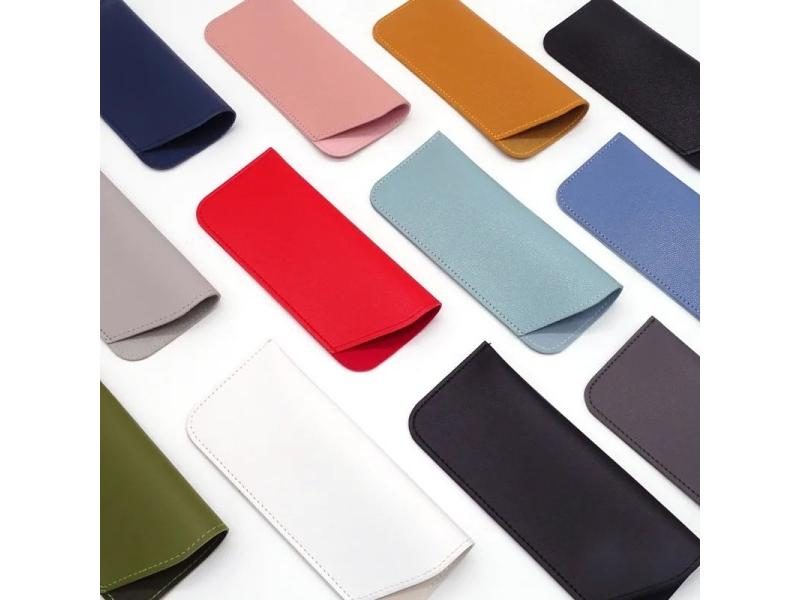 1Pcs PU Leather Glasses Bag Sunglasses Reading Eyeglasses Protective Cover Case Carousel 2
