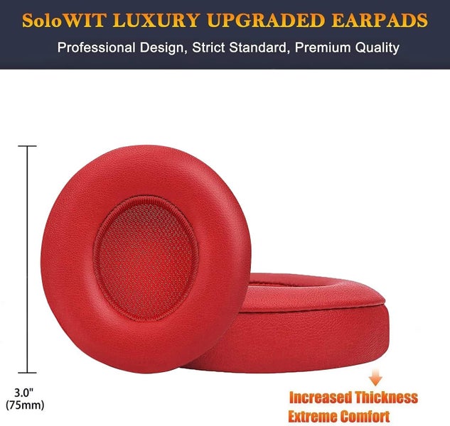 Replacement Ear Pads for Beats Solo 2 3 Headphone Earpads Carousel 2