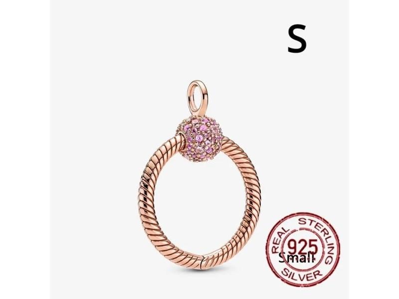 Charm Necklace Real 925 Sterling Silver Moments Firefly O Pendant Charm Fit Carousel 1