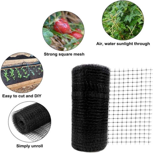 Anti Bird Netting 5X10m Mesh Net Commercial Fruit Tree Pond Protect Cover Carousel 2