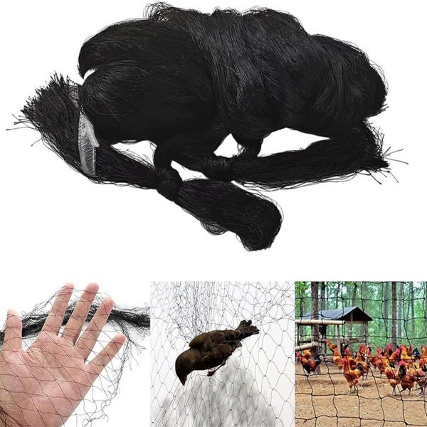 5X20m Black Anti Bird Netting Pest Net Commercial Fruit Tree Pond Plant Mesh Carousel 1