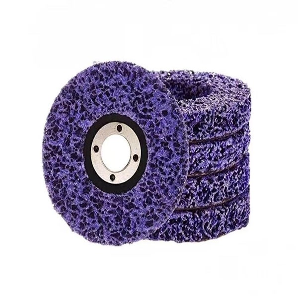 5pc 125mm medium grit POLY STRIP DISC WHEEL PAINT RUST REMOVAL CLEAN AND STRIP Carousel 1