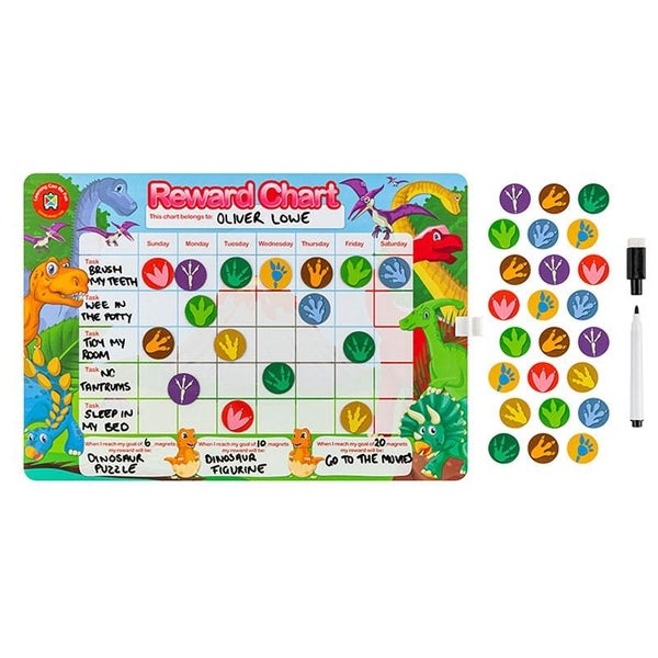LCBF Reward Chart Magnetic Dinosaur Carousel 1