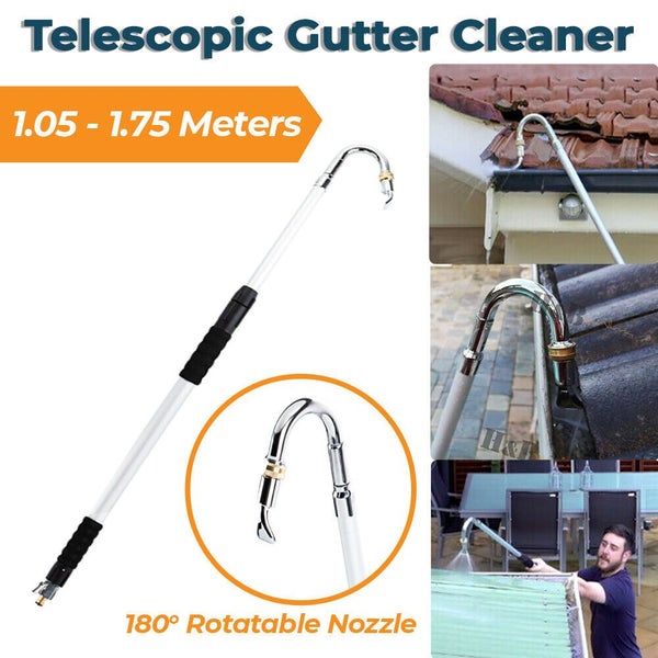 Alumium Alloy Telescopic Gutter Cleaner Cleaning Tool Wand Brass Fittings Carousel 2