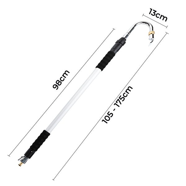 Alumium Alloy Telescopic Gutter Cleaner Cleaning Tool Wand Brass Fittings Carousel 7