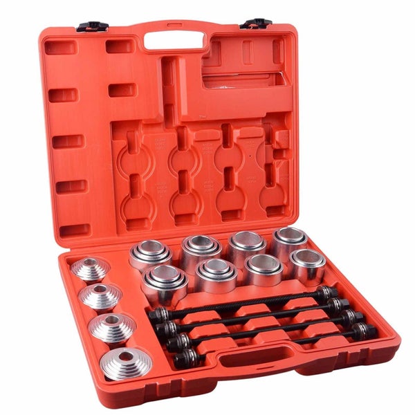 28Pcs Press & Pull Sleeve Kit Bush Bearing Removal Installation Repair Tool Set Carousel 1