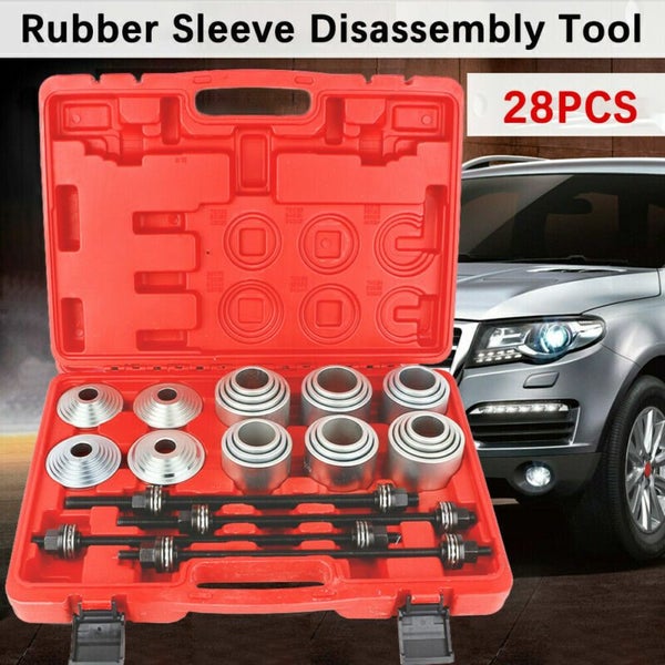28Pcs Press & Pull Sleeve Kit Bush Bearing Removal Installation Repair Tool Set Carousel 2
