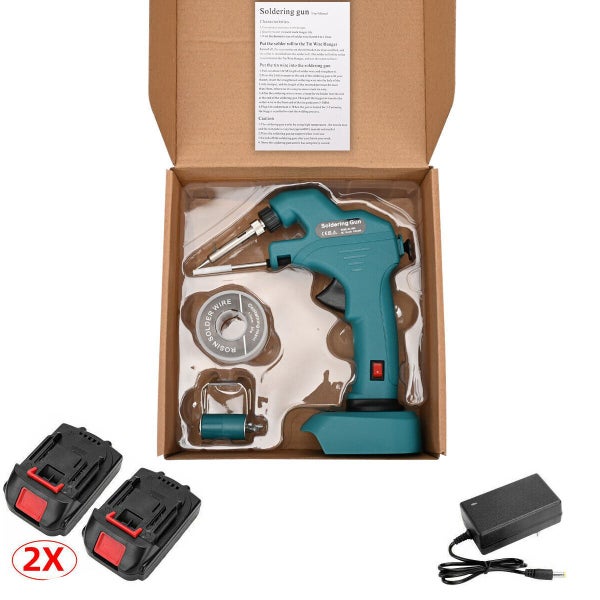Cordless Electric Soldering Iron Gun For Makita 18V Li-ion 2 Battery Home Tool Carousel 1