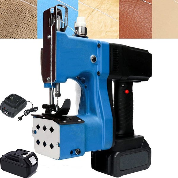 Cordless Automatic Bag Sewing Machine Stitching Closer w/ 1 Battery Carousel 1