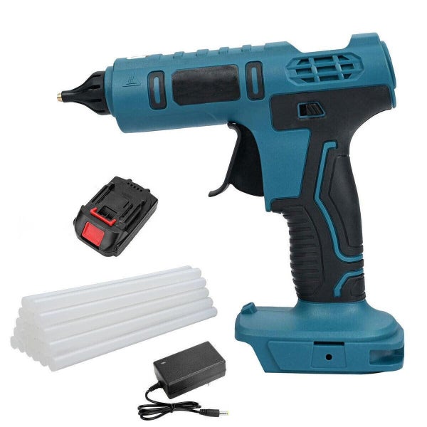 Cordless Operated Hot Melt Glue Gun w/20 Sticks For Makita w/ 1 Battery Carousel 1