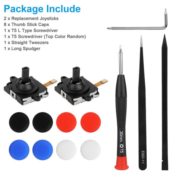 14in1 Analog Joystick Repair Replacement Kit for Oculus Quest 2 Touch Contr Carousel 6