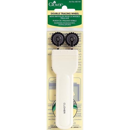 Clover Double Tracing Wheel - Serrated Edge Carousel 1