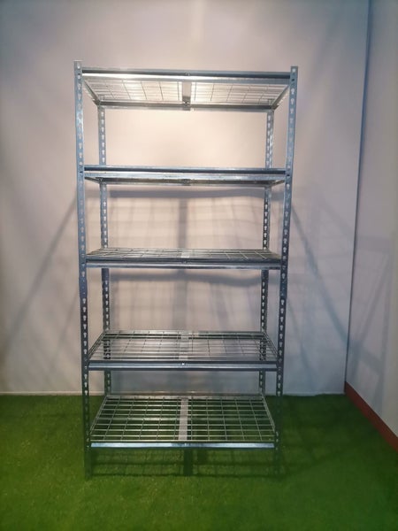 Tapwarehouse Garage container Shelve dust free zinc coat Galvanised heavy duty Carousel 1