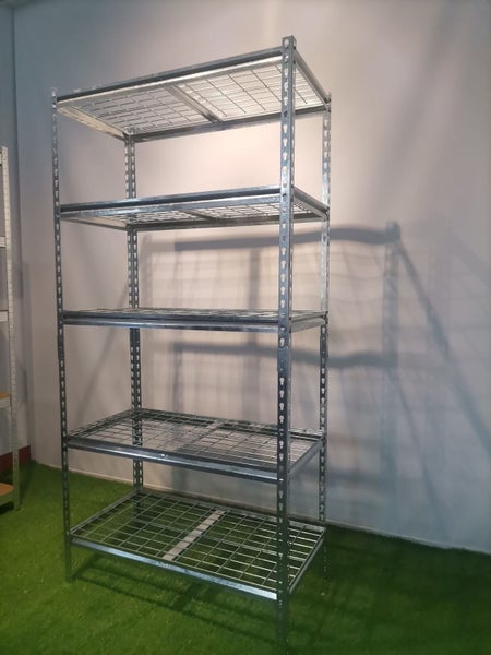 Tapwarehouse Garage container Shelve dust free zinc coat Galvanised heavy duty Carousel 2