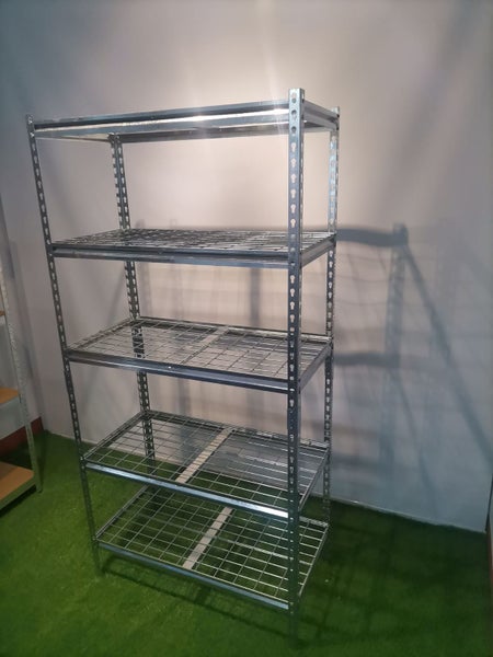 Tapwarehouse Garage container Shelve dust free zinc coat Galvanised heavy duty Carousel 5
