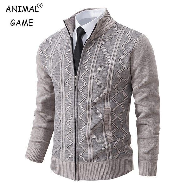 New Autumn/Winter Thickened Stand Collar Jacket Coats Half High Neck Carousel 2