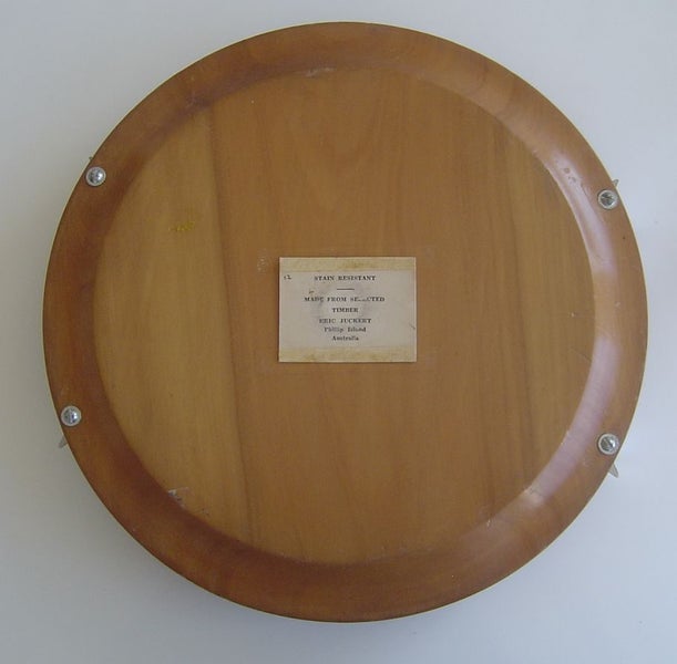 Mid Century Australian Wood Ware Tray and Bookend Carousel 10