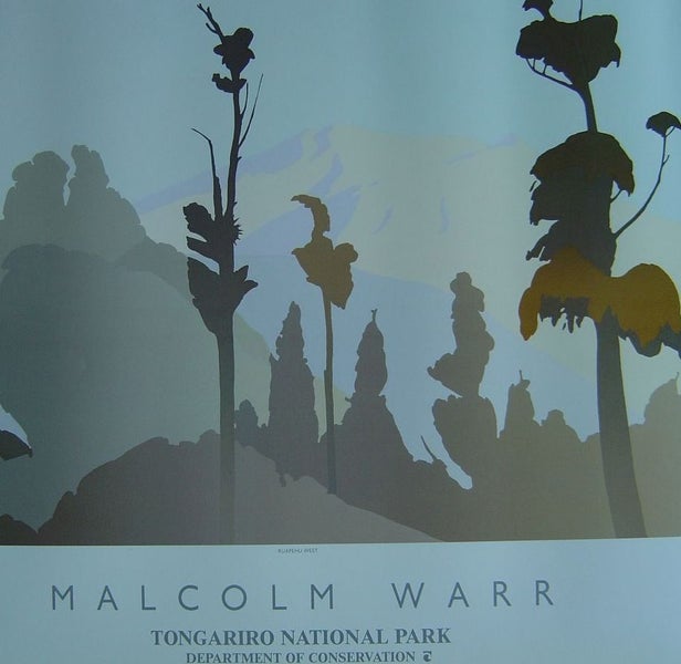 Ruapehu West Malcom Warr Silkscreen Print Carousel 3