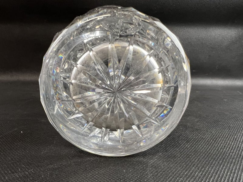 Vintage Webb Corbett Funnell Cut Crystal Vase - Lot K936 - XAK Carousel 5